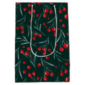 Kerstavond - traditionele kerstverpakking medium cadeauzakje (Achterkant)