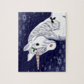 Kerstavond Unicorn Head Puzzle met tin Legpuzzel (Verticaal)