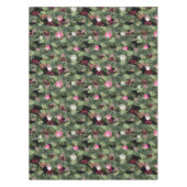 Kerstavond Vakantie Chic Waterverf Floral Patroon Tafelkleed (Voorkant)