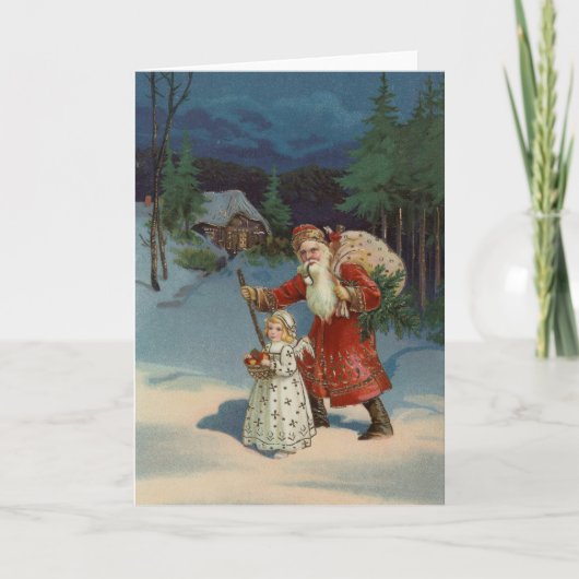 kerstavond |  vakantie kaart (Voorkant)