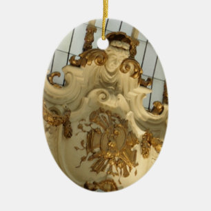 Kerstavond van het Barok-Rococo-paleis Keramisch Ornament