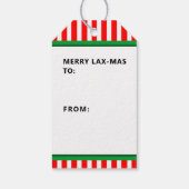 Kerstavond van Lacrosse Cadeaulabel (Achterkant)