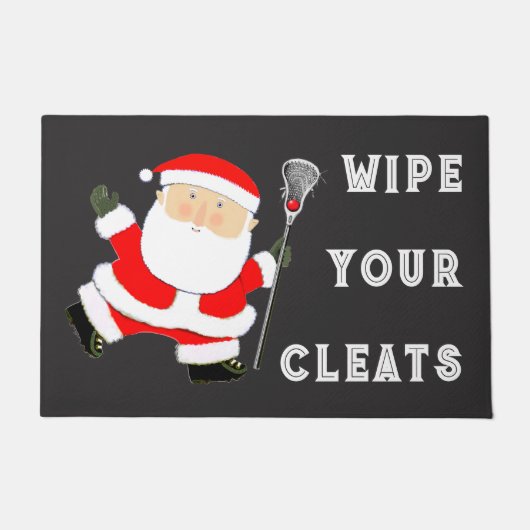 Kerstavond van Lacrosse Deurmat (Voorkant)