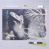 Kerstavond Winter Eigenaars Tissuepapier (Craft)