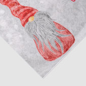 Kerstavond zegt vrolijk kerstfeest. tissuepapier (Detail)