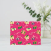 Kerstaxe pretdozen briefkaart (Staand voorkant)