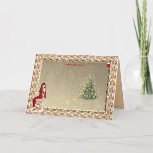 Kerstaxie. SJABLOON 2