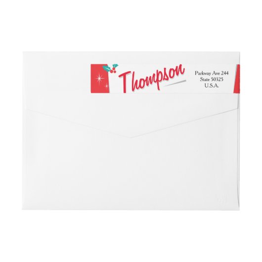 Kerstaxis (Achterkant)