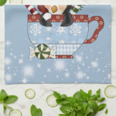 Kerstaxis Penguin Kitchen Theedoek (Gevouwen)