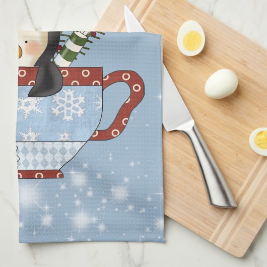 Kerstaxis Penguin Kitchen Theedoek (Quarter Fold)