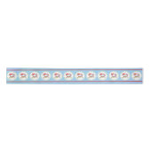 KerstAxolotl met Santa Hat en Fairy Lights Lint (Voorkant)
