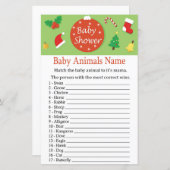 Kerstbaby baby shower (Voorkant / Achterkant)