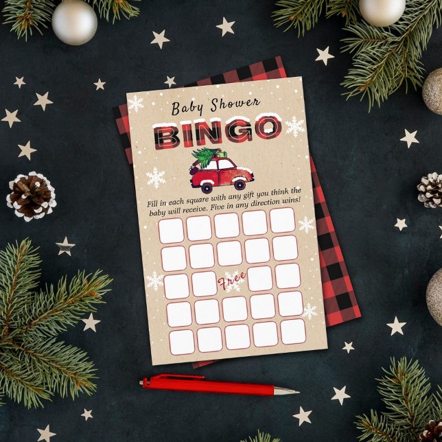 kerstBaby shower Bingo Game (Creator heeft geüpload)