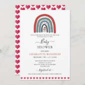 kerstBaby shower Kaart (Voorkant / Achterkant)