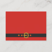 Kerstbaby Vakantie Babyshower Luiers Raffle Instee Informatiekaartje (Achterkant)