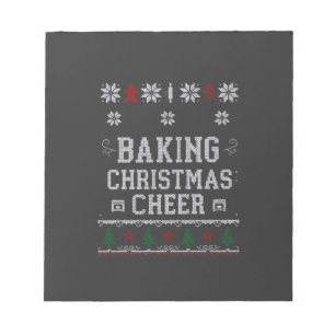 Kerstbackvreugde Gengembre Oven Breipatroon Notitieblok