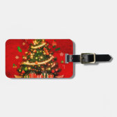 kerstBagagelabel Bagagelabel (Voorkant horizontaal)