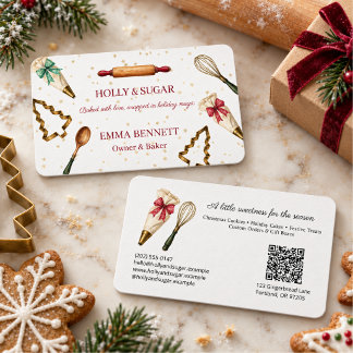 Kerstbakbenodigdheden Bakkerij Visitekaartje