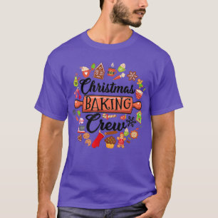 Kerstbaken en crème Funny Pajamas Family Xmas T-shirt
