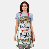 Kerstbaking Apron Schort (Gedragen)