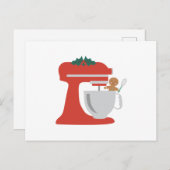 kerstbakken briefkaart (Voorkant / Achterkant)