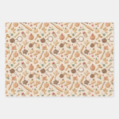 kerstbakken inpakpapier vel (Voorkant)