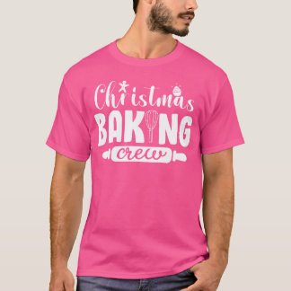 Kerstbakkerij Crew Grappige Kerstkoekjes Vuur T-shirt