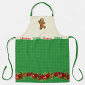 kerstbakkerij-knabberman die herinneringen maken schort (Voorkant)