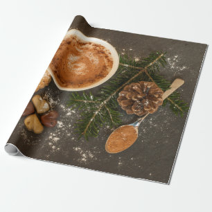 Kerstbakkoekjes Chocolade Koffielepel Cadeaupapier
