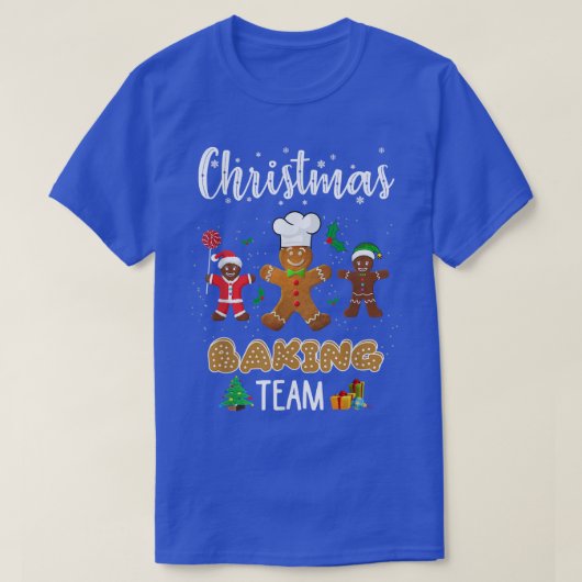 kerstbakteam Gingerbrood Cookie T-Shirt (Design voorkant)