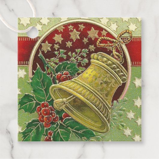 kerstbal bedankjes labels (Voorkant)