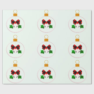Kerstbal Belsnorren Inpakpapier