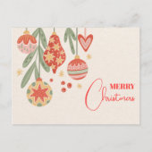 Kerstbal Briefkaart (Voorkant)