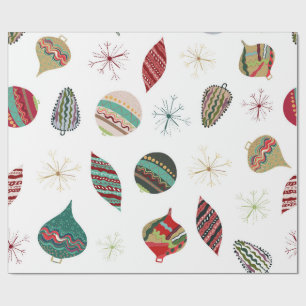 kerstbal cadeaupapier