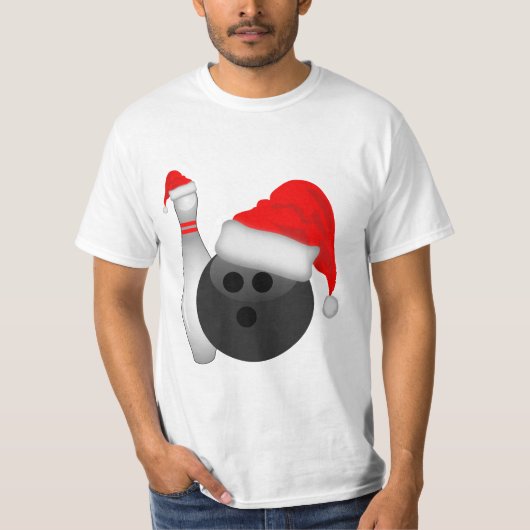 kerstbal en pan t-shirt (Voorkant)