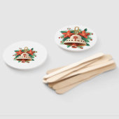 kerstbal handwaaier (Niet-gemonteerd)