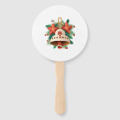 kerstbal handwaaier (Voorkant)