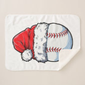 kerstbal honkbal kerstbal kerstkerstkerstkerstcade sherpa deken (Voorkant (horizontaal))