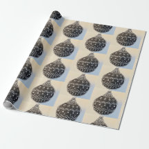 Kerstbal Inpakpapier