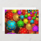 Kerstbal Jamboree  Feestdagenkaart (Voorkant / Achterkant)