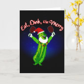 kerstbal kaart (Gele Bloem)