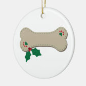 kerstbal keramisch ornament (Links)