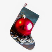 kerstbal kleine kerstsok (Voorkant (Hangend))