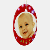 kerstbal Lijst Ornament (Rechts)