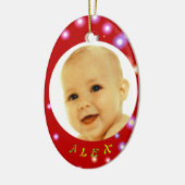kerstbal Lijst Ornament (Links)
