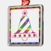 kerstbal metalen ornament (Links)