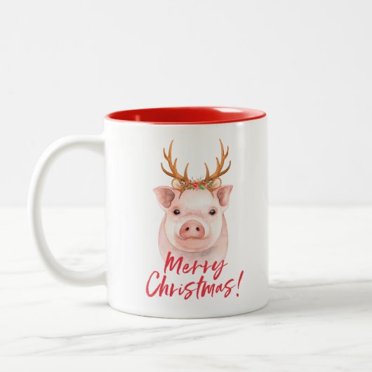 kerstbal Mok met twee tongen (Links)