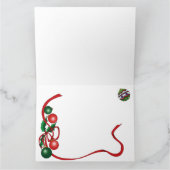 Kerstbal Ornament Kat Kaart (Binnen)