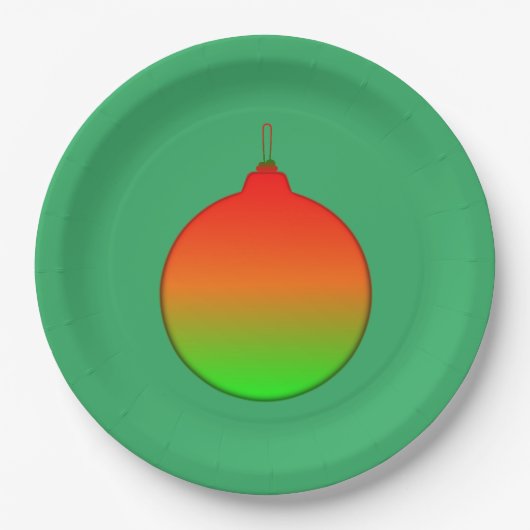 Kerstbal Ornament Papier Bord (Voorkant)