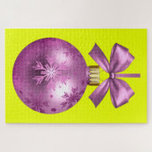 Kerstbal puzzel (Horizontaal)